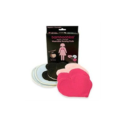 Bamboobies Organic Rayon Washable Nursing Pads - Multicolor - 4 pk