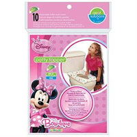 Hamco Neat SolutionsA 10-Count Minnie Mouse Bow-tique Potty Topper