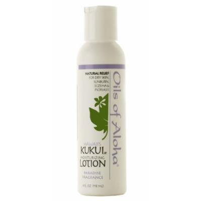 Hawaiian Kukui Nut Oil Of Aloha Lotion Paradise Fragrance 4 oz. Bottle