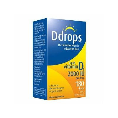 Ddrops Vitamin D3 2000IU 0.17 fl oz (5 mL)