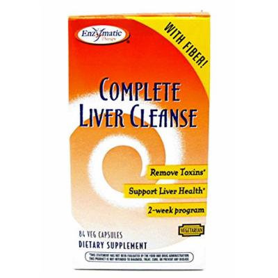 Complete Liver Cleanse with Fiber 84 VegiCapsules by Enzymatic Therapy