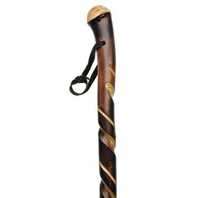 King Of Canes Unisex Knob Cane Scorched Natural Chestnut -Affordable Gift! Item #DHAR-9769400