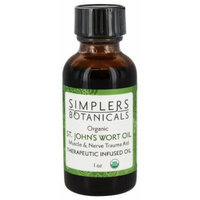 St. John's Wort Infused Oil Organic Simplers Botanicals 1 oz Oil