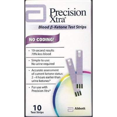 Unknown Precision Xtra Blood Ketone Test Strips - 10 ea