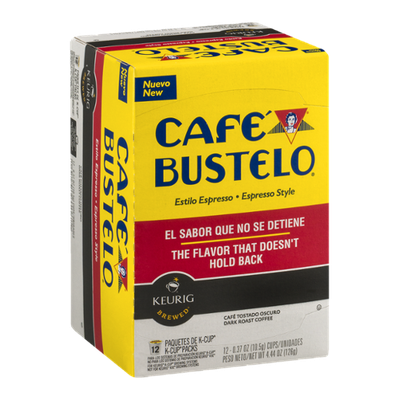 Cafe Bustelo Dark Roast Coffee K-Cups - 12 CT