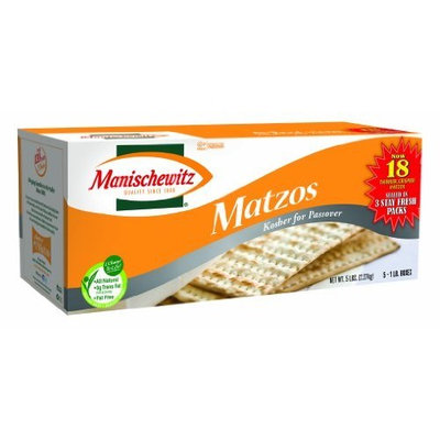 Manischewitz Matzo, Unsalted, 80 Ounce Box