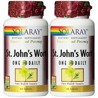 One daily St. John's wort 60 tablets (Pack of 2) Solaray 60 Tabs