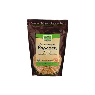 NOW Foods - Certified Organic Popcorn - 24 oz.
