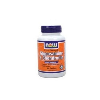 NOW Foods Glucosamine & Chondroitin Sulfate Extra Strength, Tablets, 60 ea