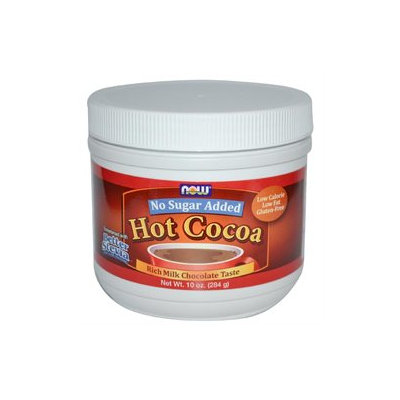 NOW Foods - Hot Cocoa Rich Milk Chocolate Taste No Sugar Added - 10 oz.