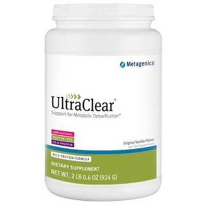 Metagenics - UltraClear original vanilla flavor, RICE Protein formula 32.6 oz