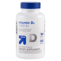 up & up up&up Vitamin D3 1000 I.U. Softgels - 300 Count