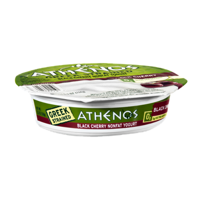 Athenos Greek Strained Black Cherry Nonfat Yogurt