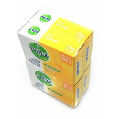 Soap Bar : Dettol Fresh Formula Hygienic Anti-bacterial Soap Body Wash (net wt 2.47 OZ.or 70g. x 4 pcs)