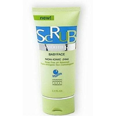 Smooth-E White Baby Face Scrub Anti-Blackheads Pore minimizer Net wt.2.2 FL.OZ. or 62 Gram