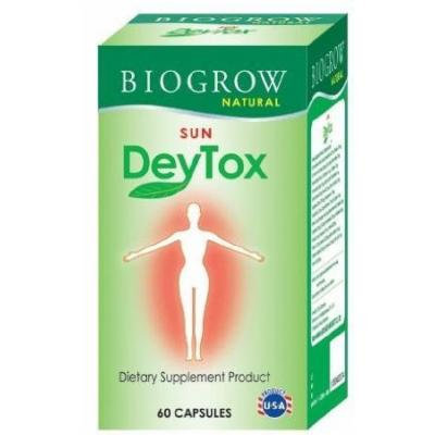 Biogrow Sun Detox 60 Capsules.