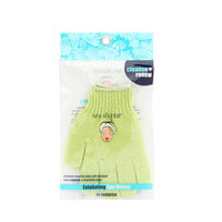 SPA ACCESSORIES EXFOLIATING BATHING GLOVES - CELERY for UNISEX