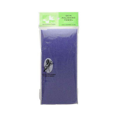 Spa Sister Skin Polishing Towel Cleanse Renew Purple