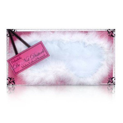 Spa Sister Fabulous Feathered Sleep Mask Blue