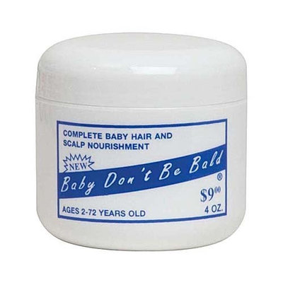 Baby Dont Be Bald Baby Hair & Scalp Nourishment Blue 4 Oz
