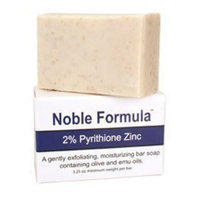 Noble Formula 2% Pyrithione Zinc (ZnP) Bar Soap 3.25 oz - Hand Crafted in the USA, Especially Formulated for Those with Psoriasis, Eczema, Dry and Sensitive Skin