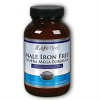 Male Iron Free Nutra Mega, Timed Release, 60 Tablets, LifeTime