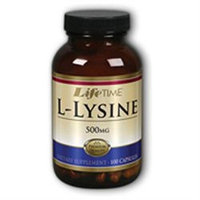 L-Lysine 500 mg, 100 Capsules, LifeTime