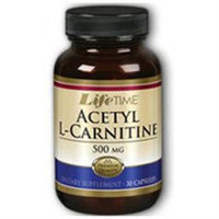 Acetyl L-Carnitine 500 mg, 30 Capsules, LifeTime