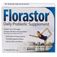Florastor - 50 count, 250mg (Pack of 3 - 150 count total)