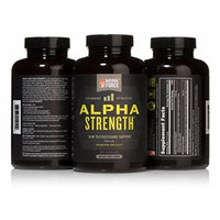 24% Increase in Testosterone - Natural Force ALPHA STRENGTH - Raw Testosterone Support 120 Capsules