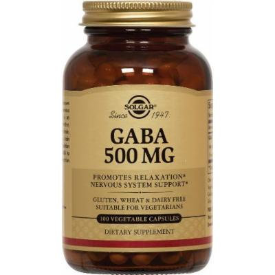 Solgar - Gaba, 500 mg, 200 veggie caps