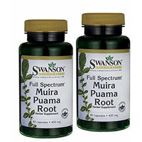 Pack of 2, Full-spectrum Muira Puama Root 400 Mg 90 Caps By Swanson