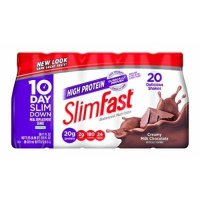 SlimFast Balanced Nutrition High Protein Creamy Milk Chocolate Shakes