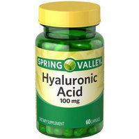 Spring Valley Hyaluronic Acid, 100 Mg, 60 Capsules