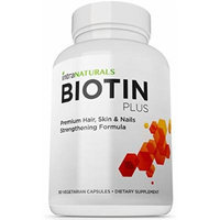 BEST Biotin Formula , Biotin Plus from IntraNaturals ,90 Vegetarian Capsules , Advanced Hair, Skin, & Nails Complex Containing 5,000mcg of Biotin + Vitamins C, E, B3, B6, and B12 - Non-GMO - Lifetime Guarantee