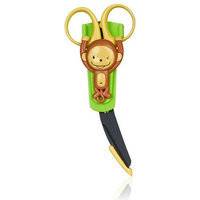 Japonesque Baby First Aid Safety Scissors, Monkey