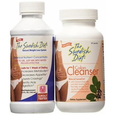 The Swedish Diet Kit with Colon Cleanse and Fiber, 2 Pound