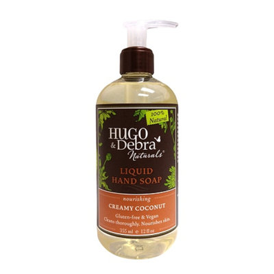Hugo & Debra Naturals Liquid Hand Soap, Creamy Coconut, 12 fl oz