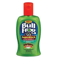 Bull Frog SuperBlock Lotion Sunblock with SolarSphere SPF 50, 5 Oz (Pack of 3)