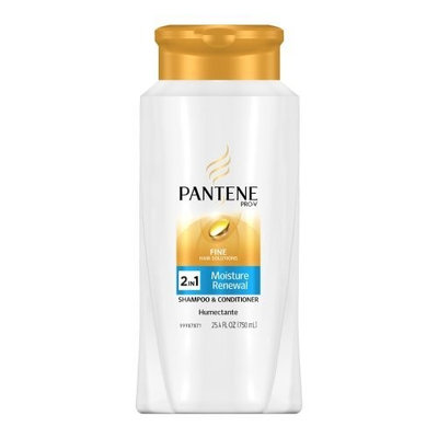 Pantene Pro-V Fine Hair Solutions Moisture Renewal 2-in-1 Shampoo & Conditioner