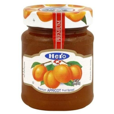 United Natural Trading Co (Hershey Import) Hero Fruit Spread, Apricot, 12-Ounce (Pack of 8)
