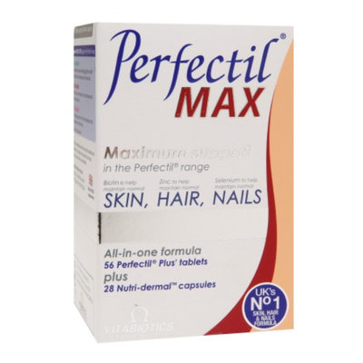 Vitabiotics Perfectil MAX Skin, Hair, Nails Dual Pack, 84 ea