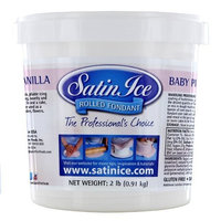 Satin Ice Fondant Vanilla flavour - Baby Pink