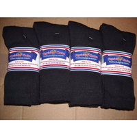 Physician's Choice DIABETIC SOCKS,12 PAIR,CREW 13-15,PLUS SIZE,BLACK,PHYSICIANS CHOICE