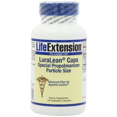 Life Extension Luralean (Special Propolmannan Particle Size) Vegetarian Capsules, 120-Count