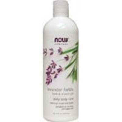 NOW Foods - Lavender Fields Bath & Shower Gel 16 oz