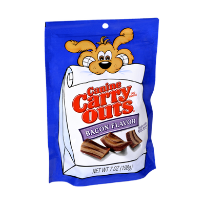 Canine Carry Outs Bacon Flavor Dog Snacks