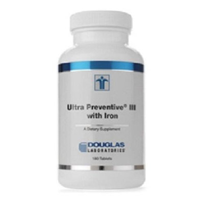 Ultra Preventive III With Copper & Iron Douglas Laboratories 180 Tabs