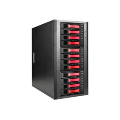 Istarusa 12-bay 3.5 MINISAS TOWER RED