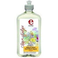 Earthy - Clean Dishes Natural Hand Dish Wash Liquid Petitgrain - 17 oz.